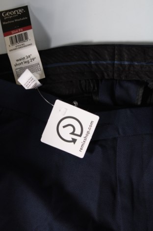 Ανδρικό παντελόνι George, Μέγεθος M, Χρώμα Μπλέ, Τιμή 5,93 €