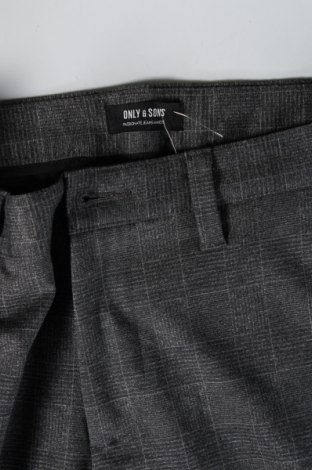 Ανδρικό παντελόνι Only & Sons, Μέγεθος M, Χρώμα Γκρί, Τιμή 8,30 €