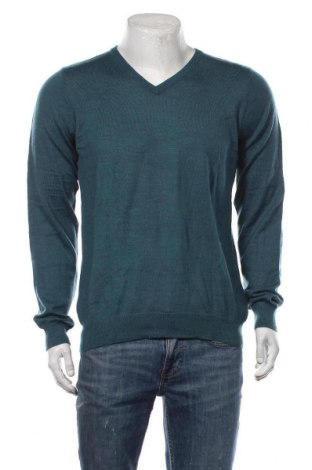 Ανδρικό πουλόβερ Dressmann, Μέγεθος M, Χρώμα Μπλέ, Τιμή 14,85 €