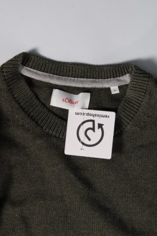 Мъжки пуловер S.Oliver, Размер M, Цвят Зелен, Цена 16,66 лв.