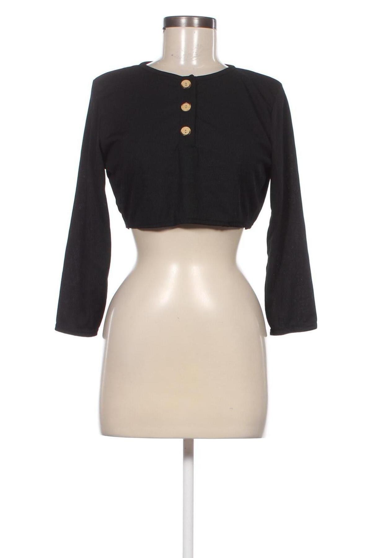 Дамска блуза Boohoo, Размер XL, Цвят Черен, Цена 5,89 лв.