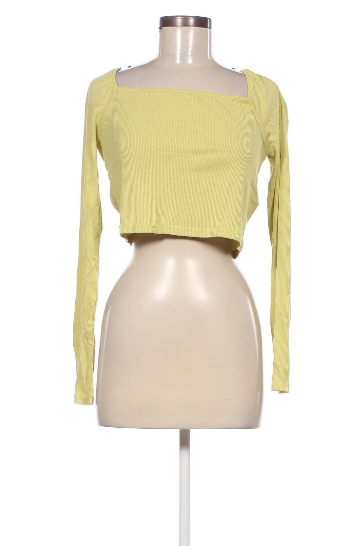 Γυναικεία μπλούζα NU-IN, Μέγεθος L, Χρώμα Πράσινο, Τιμή 3,34 €