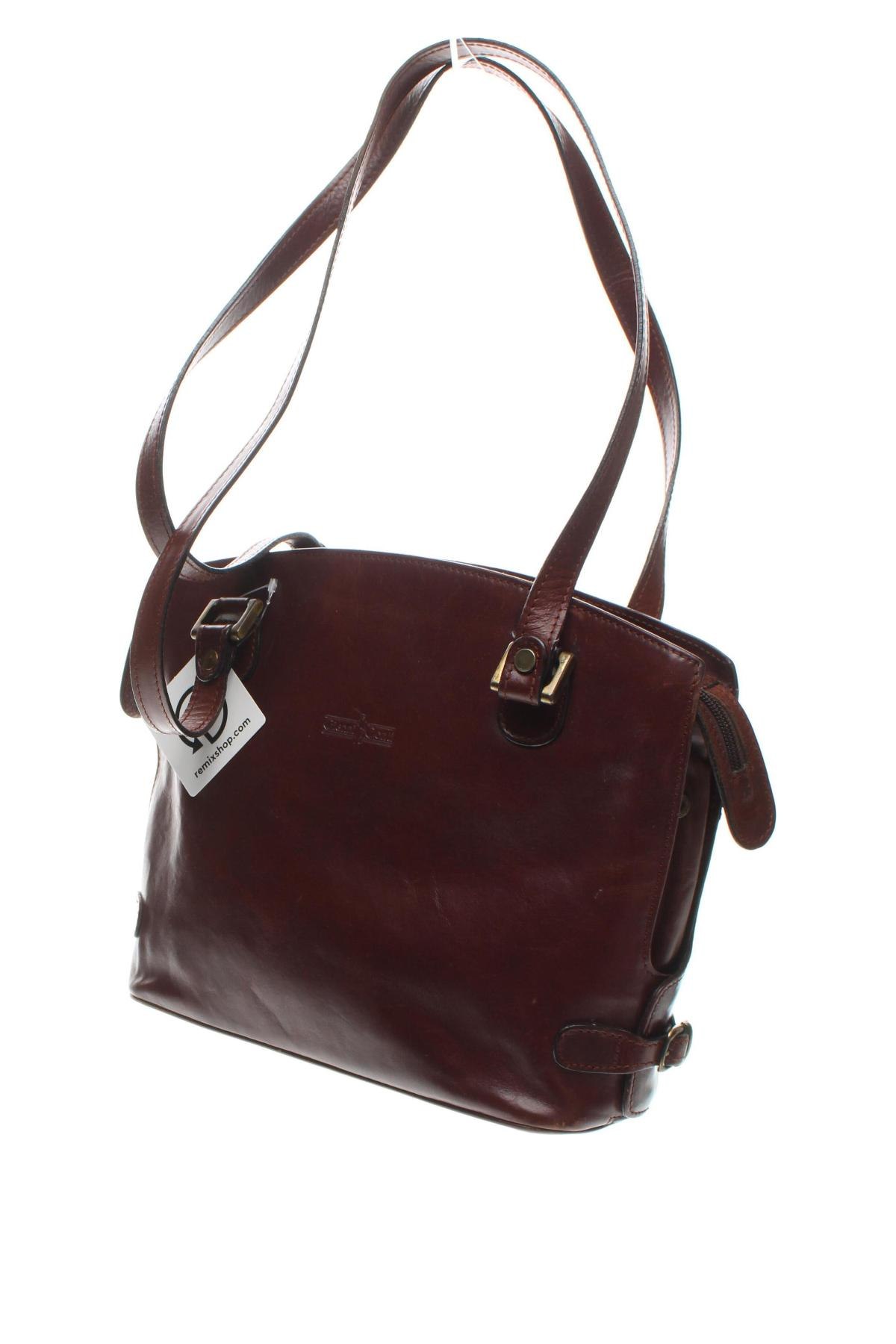 Дамска чанта Gianni Conti, Цвят Кафяв, Цена 74,36 лв.