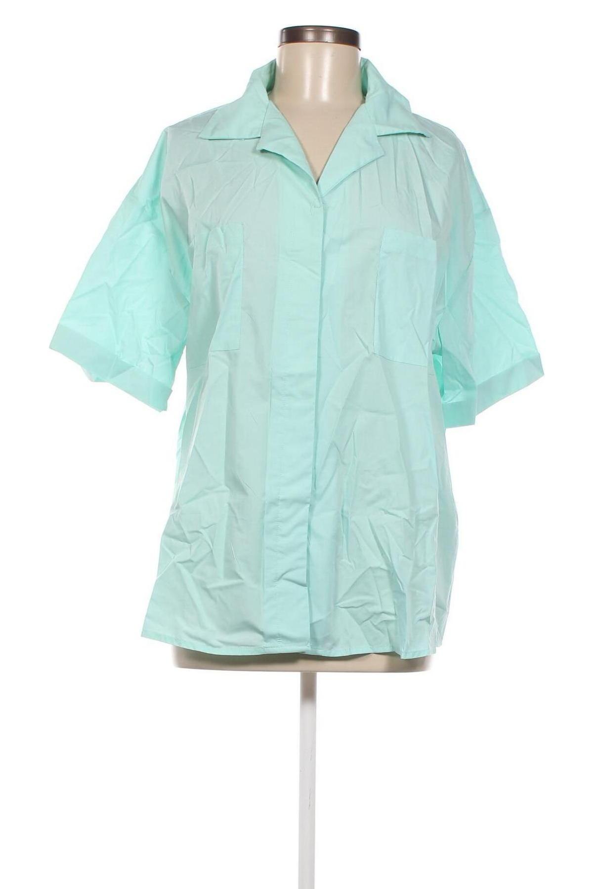 Γυναικείο πουκάμισο SHEIN, Μέγεθος XL, Χρώμα Πράσινο, Τιμή 6,39 €