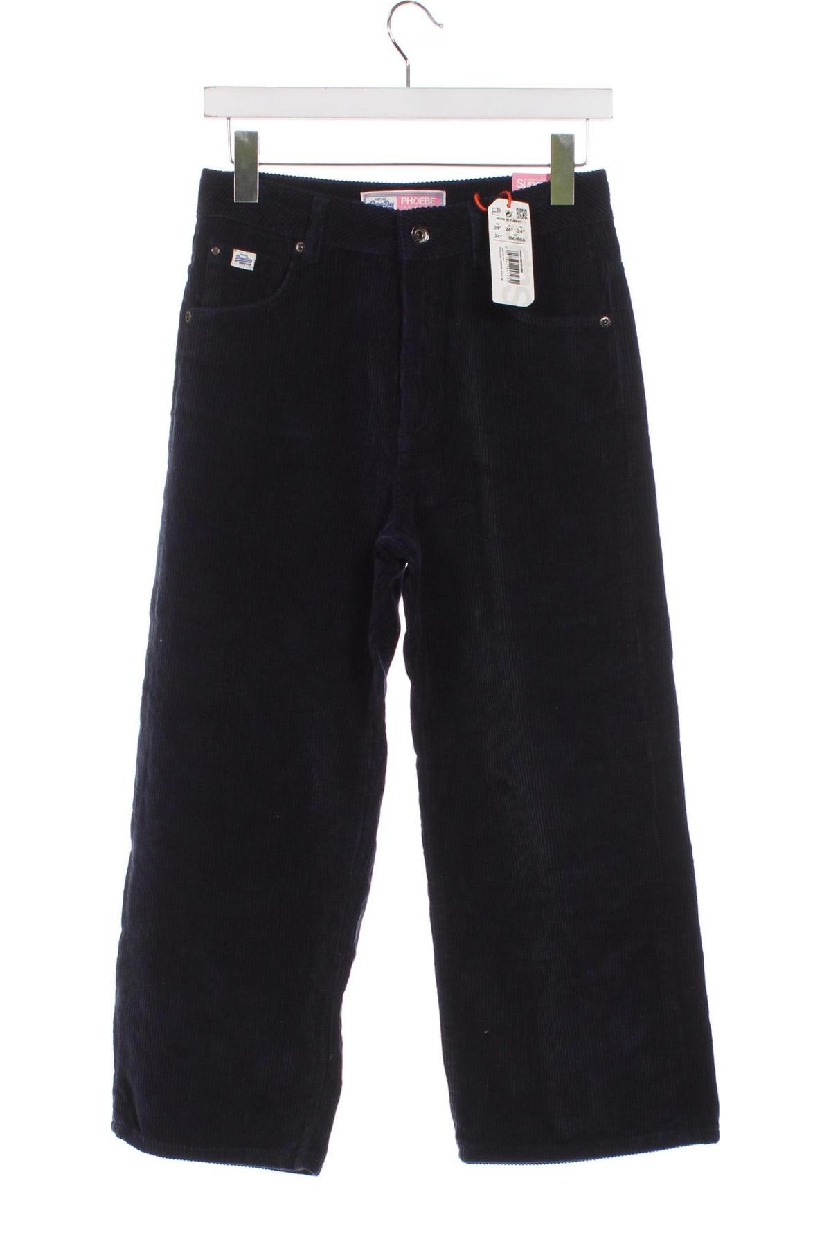 Дамски джинси Superdry, Размер XXS, Цвят Син, Цена 93,00 лв.