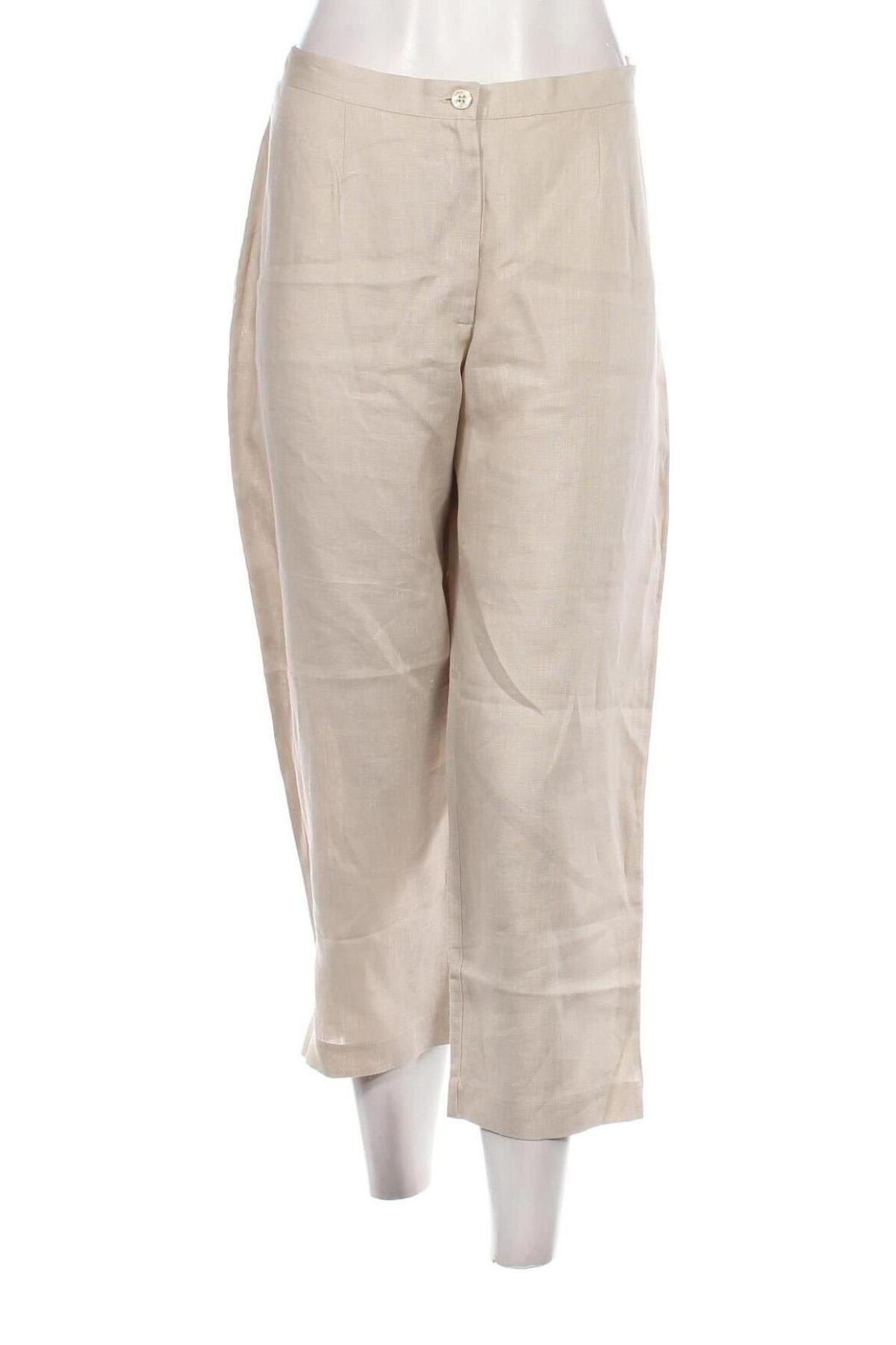 Γυναικείο παντελόνι Elegance, Μέγεθος XL, Χρώμα  Μπέζ, Τιμή 30,31 €