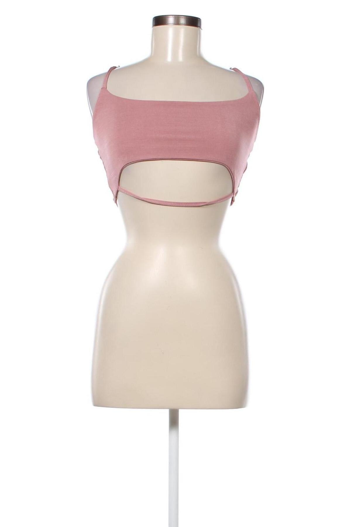 Γυναικείο αμάνικο μπλουζάκι Boohoo, Μέγεθος M, Χρώμα Ρόζ , Τιμή 4,44 €