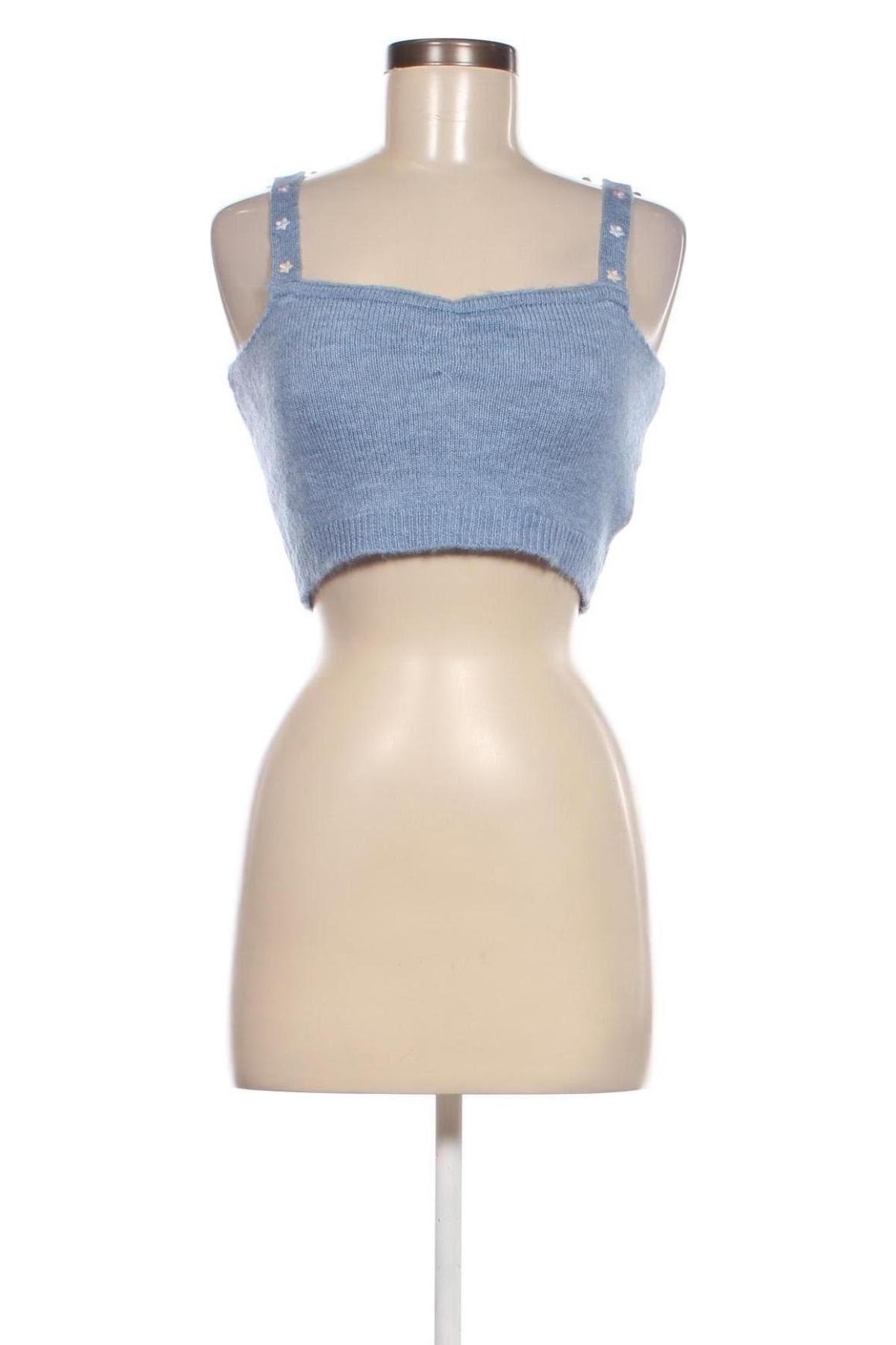 Γυναικείο αμάνικο μπλουζάκι Pimkie, Μέγεθος M, Χρώμα Μπλέ, Τιμή 4,44 €