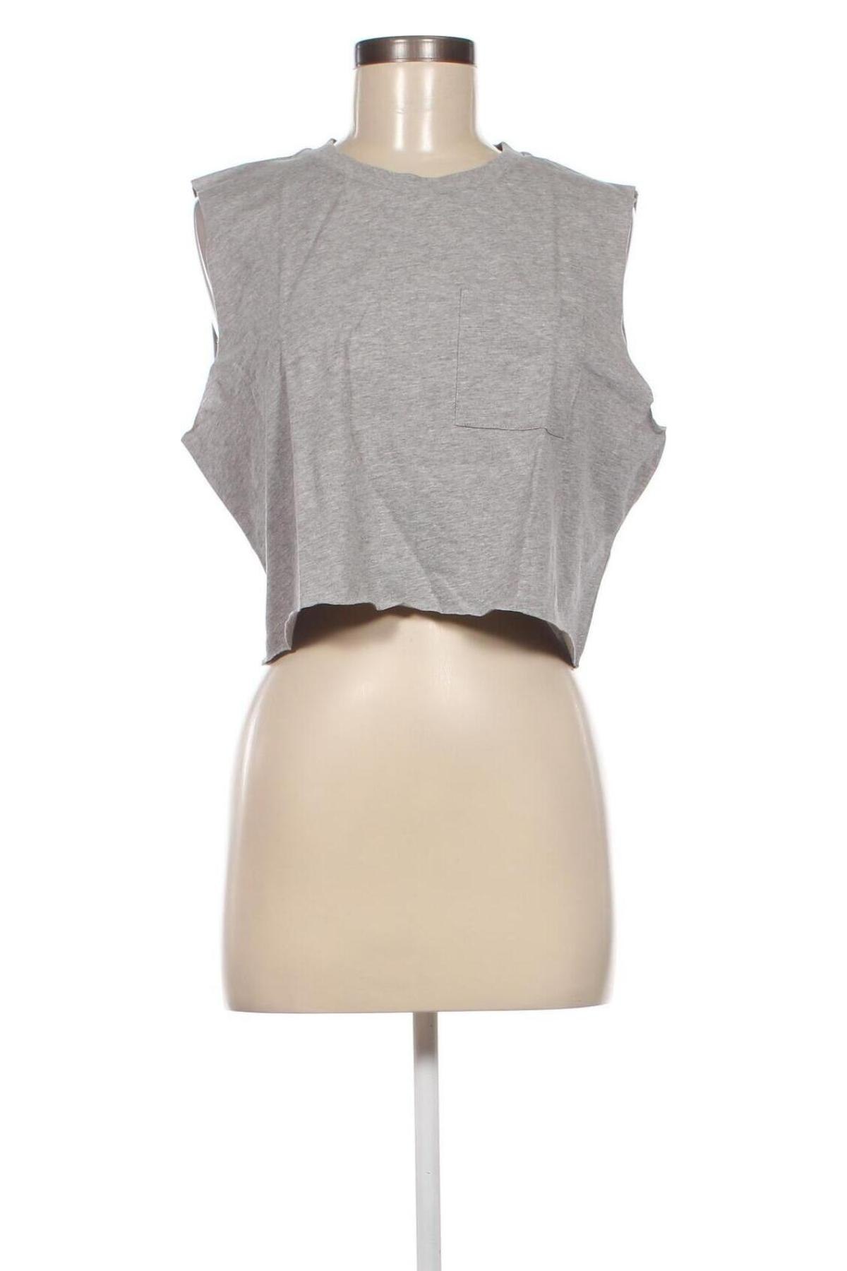 Γυναικείο αμάνικο μπλουζάκι Zign, Μέγεθος L, Χρώμα Γκρί, Τιμή 3,89 €