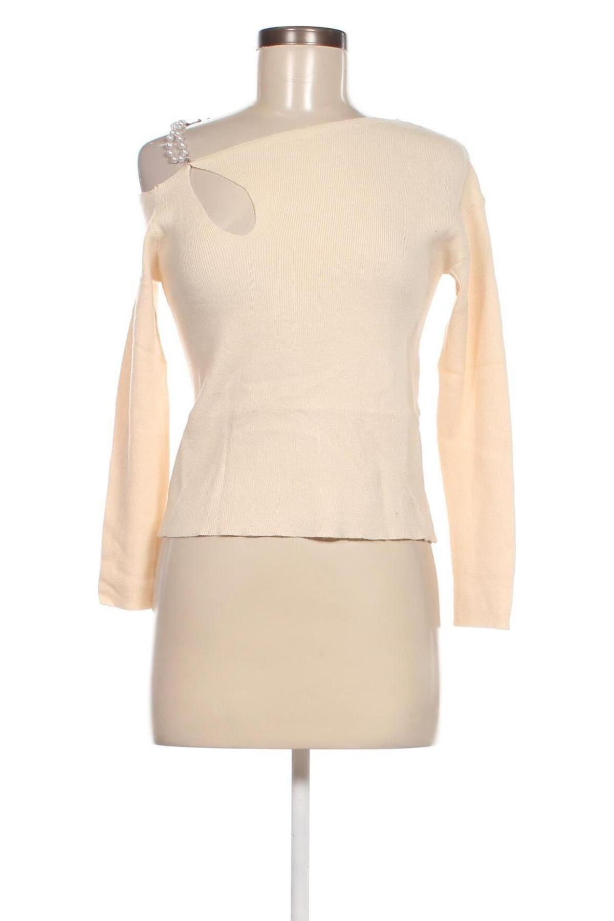 Γυναικείο πουλόβερ SHEIN, Μέγεθος XL, Χρώμα  Μπέζ, Τιμή 5,69 €