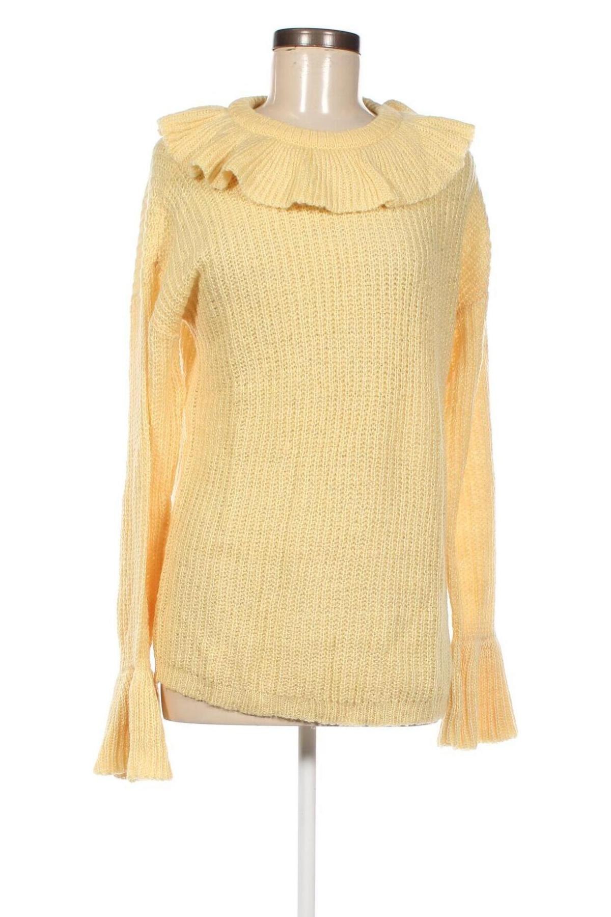 Дамски пуловер Who What Wear, Размер M, Цвят Жълт, Цена 18,48 лв.