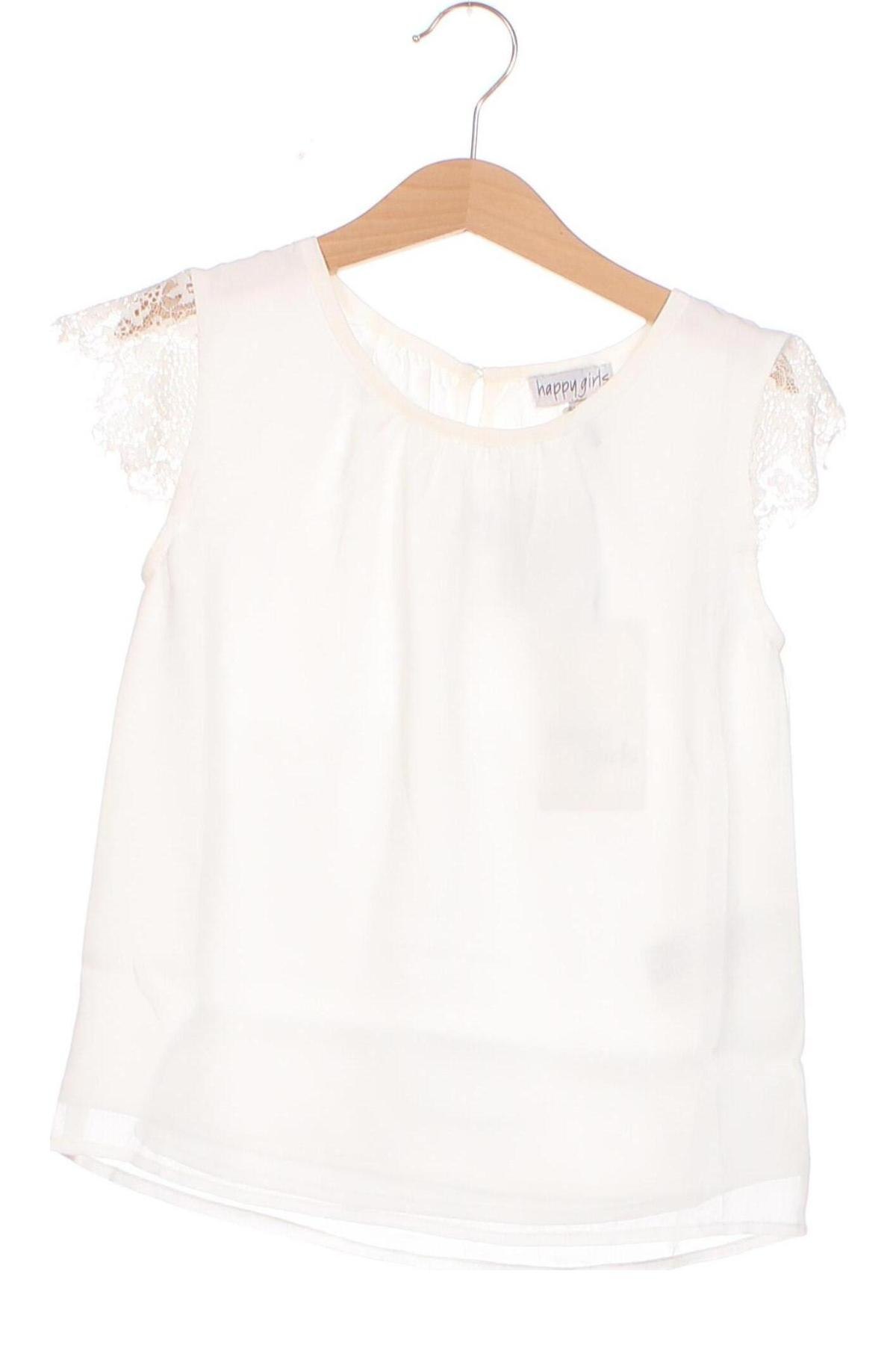 Παιδική μπλούζα Happy Girls By Eisend, Μέγεθος 5-6y/ 116-122 εκ., Χρώμα Λευκό, Τιμή 8,96 €