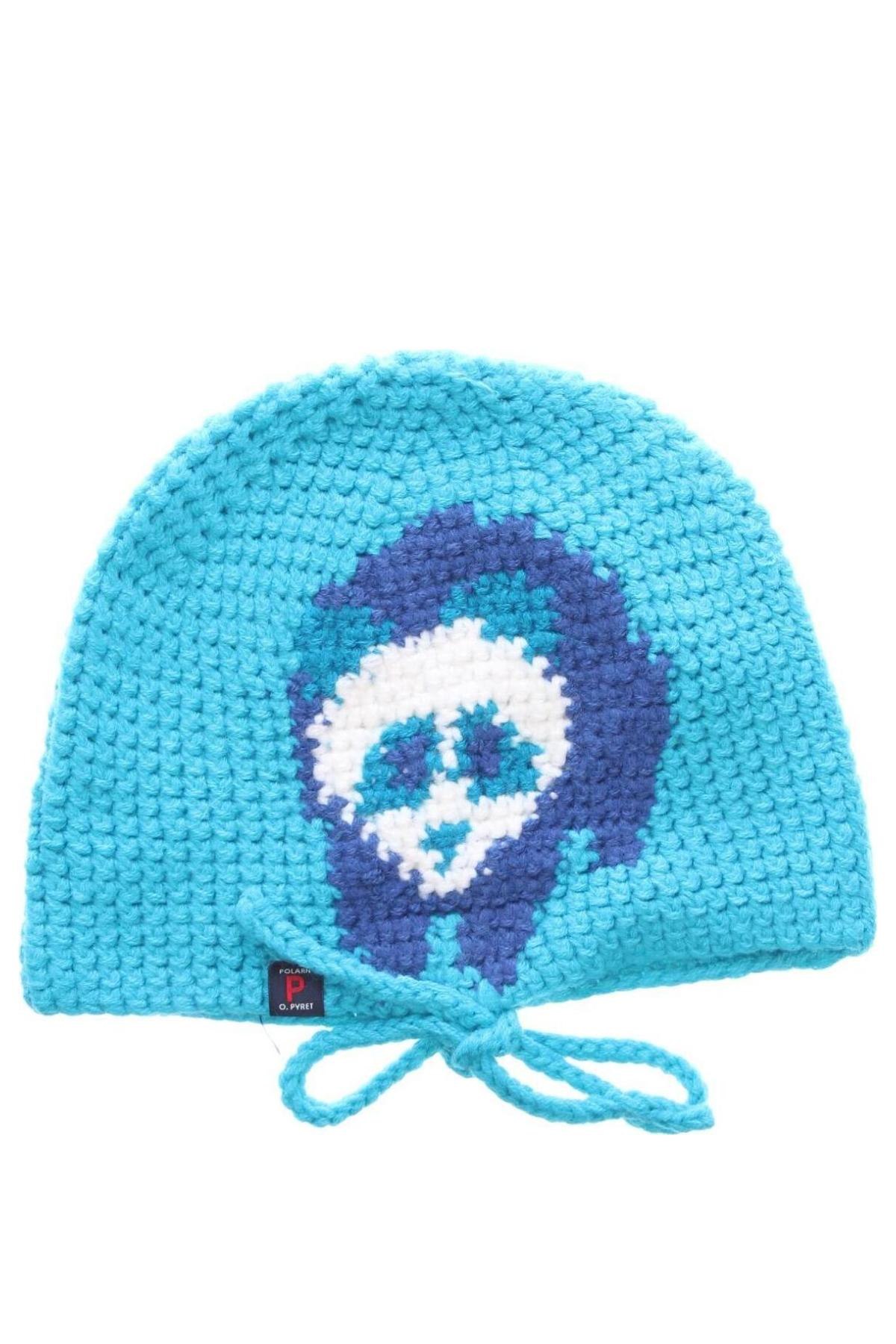Детска шапка Polarn O. Pyret, Цвят Син, Цена 3,06 лв.