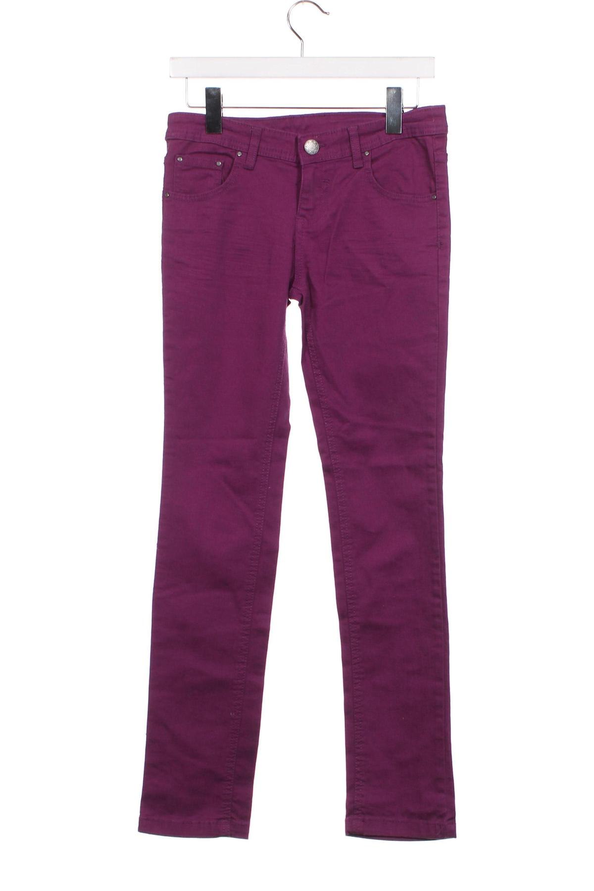 Dziecięce jeansy Crash One, Rozmiar 12-13y/ 158-164 cm, Kolor Fioletowy, Cena 42,21 zł