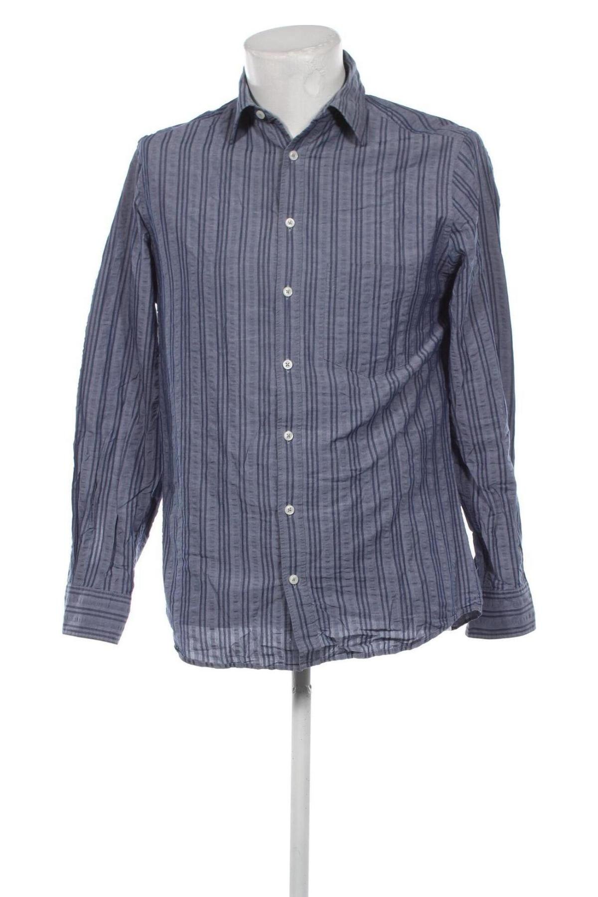 Ανδρικό πουκάμισο Walbusch, Μέγεθος XS, Χρώμα Μπλέ, Τιμή 24,12 €