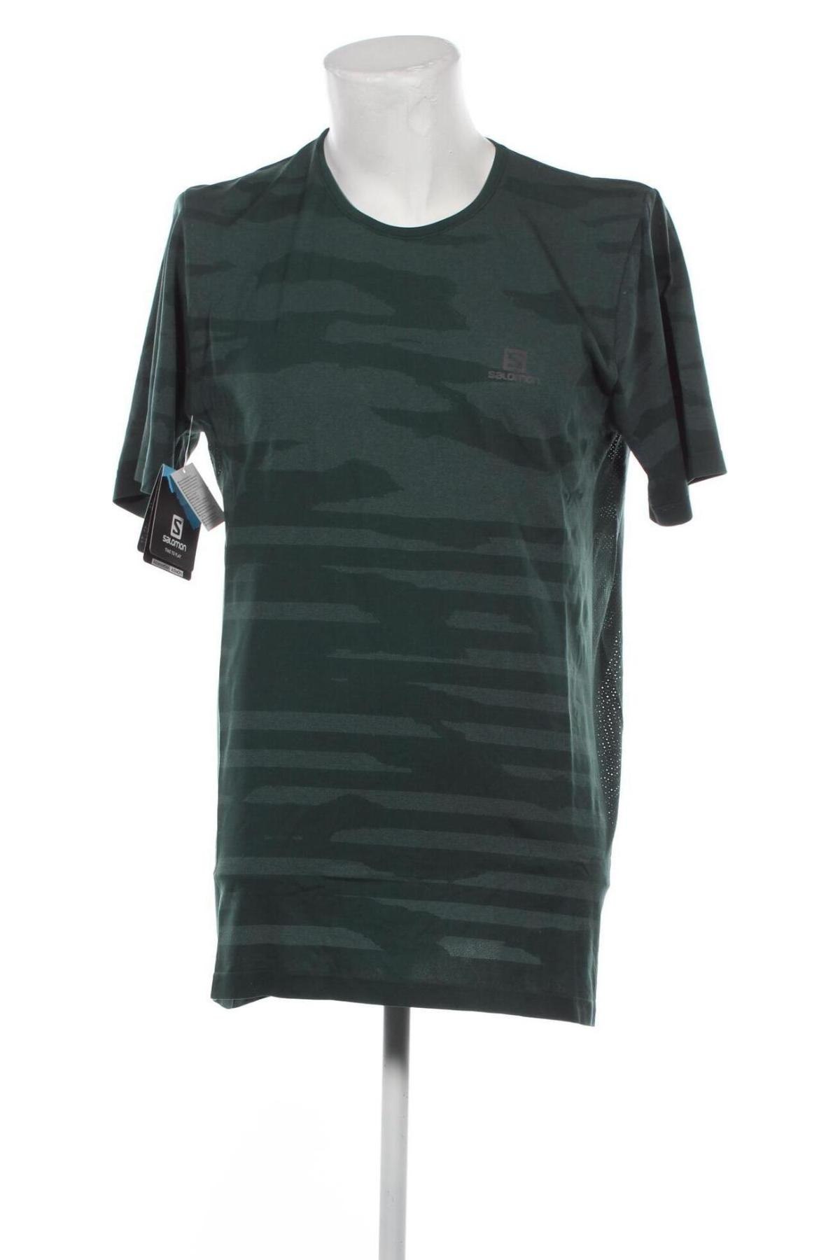 Мъжка тениска Salomon, Размер XL, Цвят Зелен, Цена 44,20 лв.