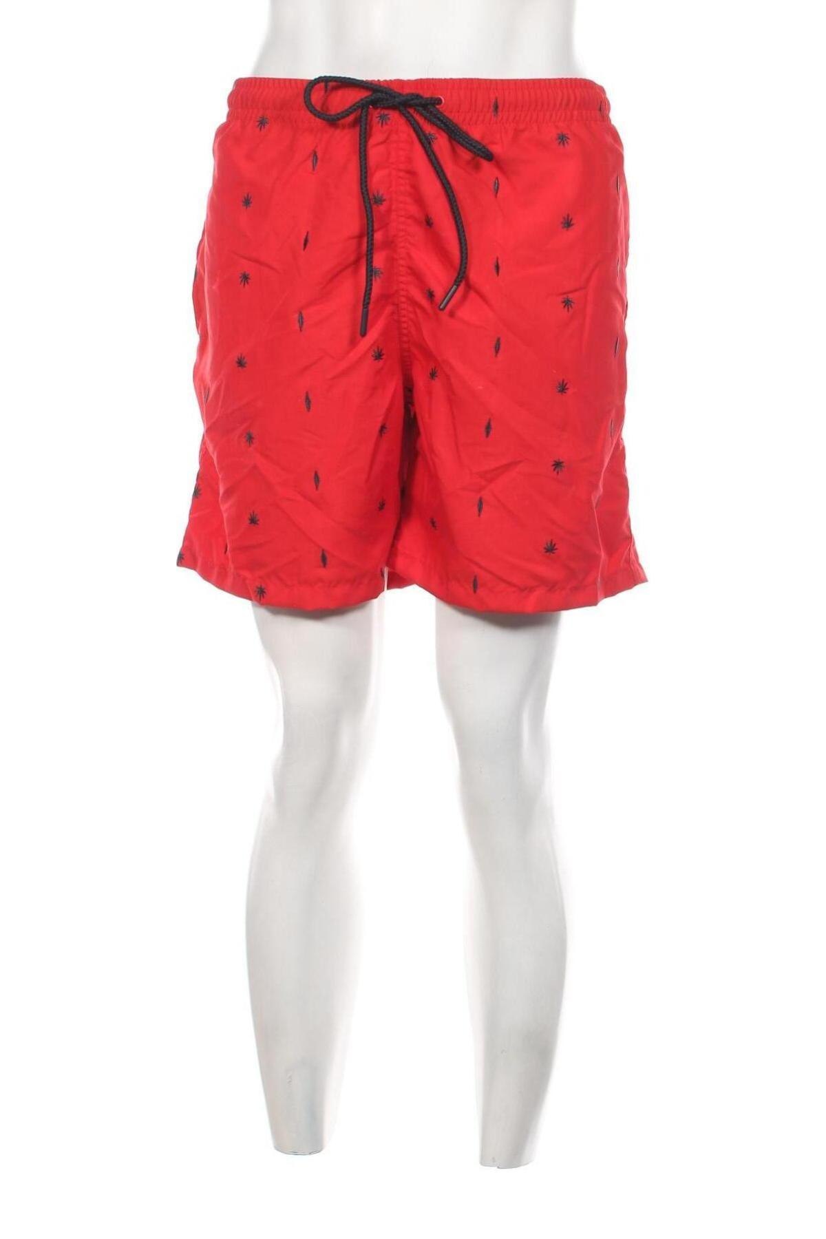 Мъжки къс панталон Urban Classics, Размер XL, Цвят Червен, Цена 8,40 лв.