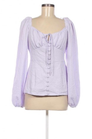 Damen Shirt Gina Tricot, Größe L, Farbe Lila, Preis € 3,99