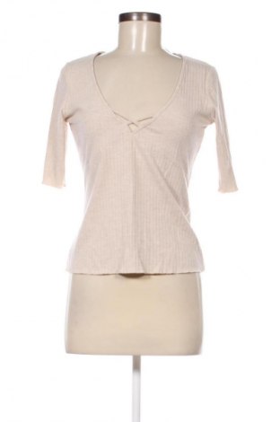 Damen Shirt Review, Größe L, Farbe Beige, Preis 10,99 €