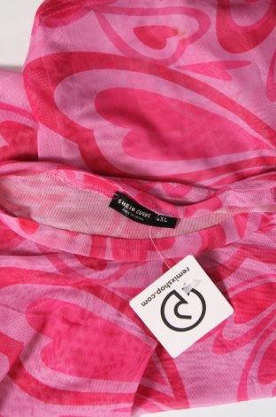 Damen Shirt SHEIN, Größe 4XL, Farbe Rosa, Preis € 6,99