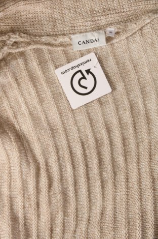 Damen Strickjacke Canda, Größe XL, Farbe Beige, Preis 9,49 €