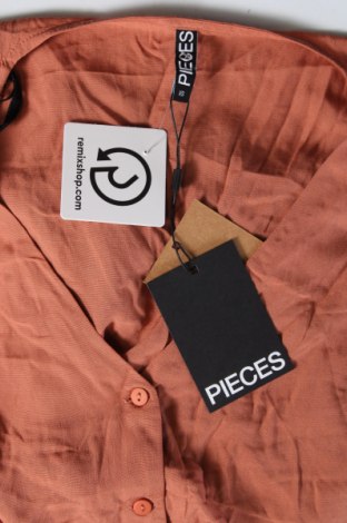 Damenbluse Pieces, Größe XS, Farbe Orange, Preis € 7,49