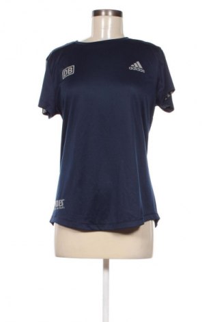 Γυναικείο t-shirt Adidas, Μέγεθος L, Χρώμα Μπλέ, Τιμή 6,99 €