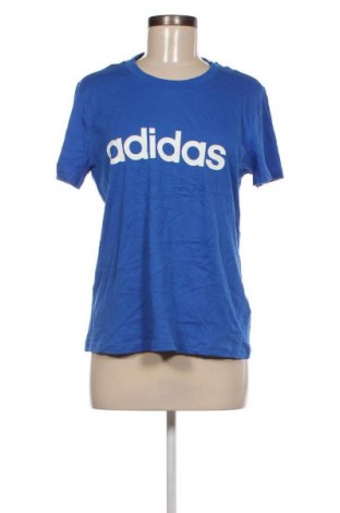 Γυναικείο t-shirt Adidas, Μέγεθος XL, Χρώμα Μπλέ, Τιμή 16,49 €