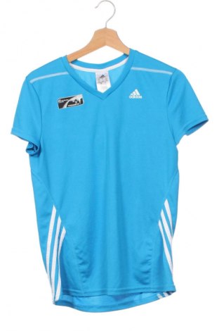 Damen T-Shirt Adidas, Größe XS, Farbe Blau, Preis 7,67 €