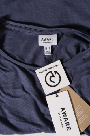 Tricou de femei Aware by Vero Moda, Mărime L, Culoare Albastru, Preț 65,99 Lei