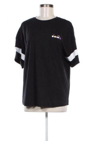 Damen T-Shirt Diadora, Größe L, Farbe Schwarz, Preis € 18,49