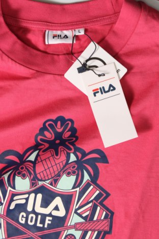 Damski T-shirt FILA, Rozmiar L, Kolor Różowy, Cena 99,99 zł