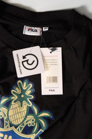 Γυναικείο t-shirt FILA, Μέγεθος XL, Χρώμα Μαύρο, Τιμή 31,99 €