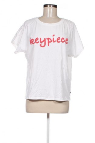 Γυναικείο t-shirt Heart Kiss, Μέγεθος S, Χρώμα Λευκό, Τιμή 5,49 €