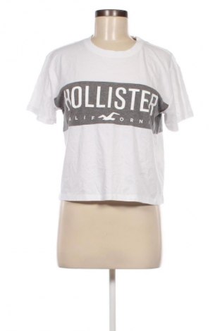 Damen T-Shirt Hollister, Größe M, Farbe Weiß, Preis € 18,79