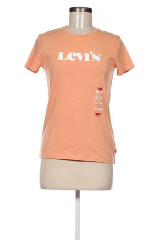 Γυναικείο t-shirt Levi's, Μέγεθος XS, Χρώμα Πορτοκαλί, Τιμή 9,99 €