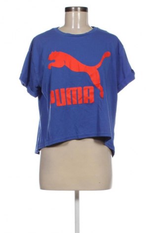 Γυναικείο t-shirt PUMA, Μέγεθος M, Χρώμα Μπλέ, Τιμή 26,21 €