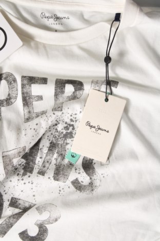 Γυναικείο t-shirt Pepe Jeans, Μέγεθος M, Χρώμα Λευκό, Τιμή 31,99 €