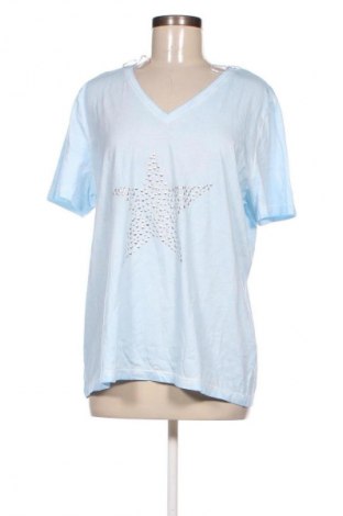 Γυναικείο t-shirt Sheego, Μέγεθος XL, Χρώμα Μπλέ, Τιμή 18,79 €