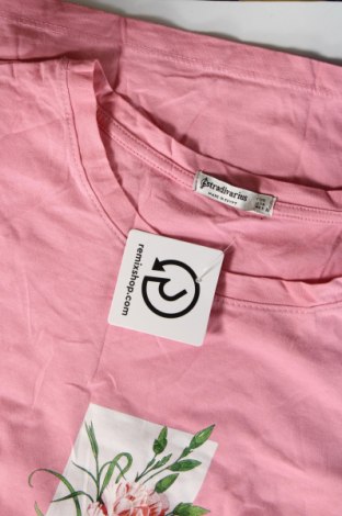 Damen T-Shirt Stradivarius, Größe L, Farbe Rosa, Preis 6,99 €