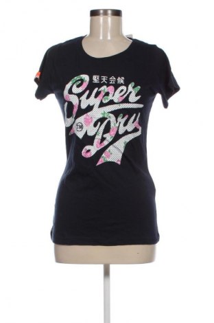 Дамска тениска Superdry, Размер L, Цвят Син, Цена 25,99 лв.