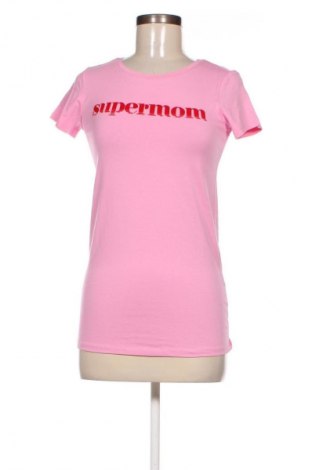 Damski T-shirt Supermom, Rozmiar XS, Kolor Różowy, Cena 24,99 zł