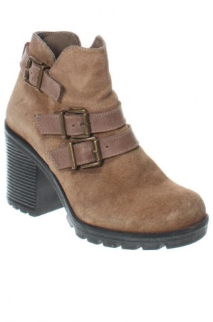 Damen Stiefeletten, Größe 37, Farbe Beige, Preis € 20,99