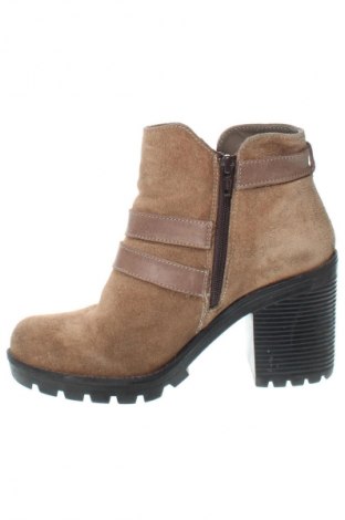 Damen Stiefeletten, Größe 37, Farbe Beige, Preis € 18,99