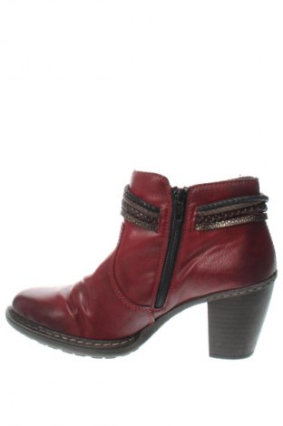 Damen Stiefeletten Rieker, Größe 37, Farbe Rot, Preis 52,29 €