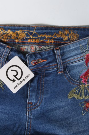 Damskie jeansy Desigual, Rozmiar S, Kolor Niebieski, Cena 122,95 zł