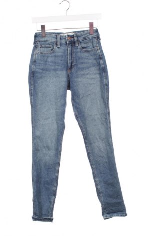 Blugi de femei Hollister, Mărime XXS, Culoare Albastru, Preț 25,99 Lei