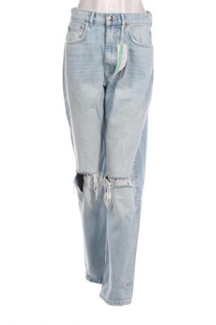 Damskie jeansy Perfect Jeans By Gina Tricot, Rozmiar M, Kolor Niebieski, Cena 86,99 zł