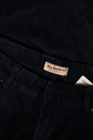 Pantaloni de velvet de femei Alcott, Mărime XL, Culoare Albastru, Preț 41,99 Lei