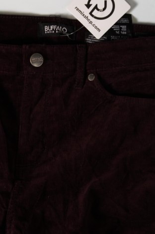 Pantaloni de velvet de femei Buffalo, Mărime XS, Culoare Roșu, Preț 28,99 Lei